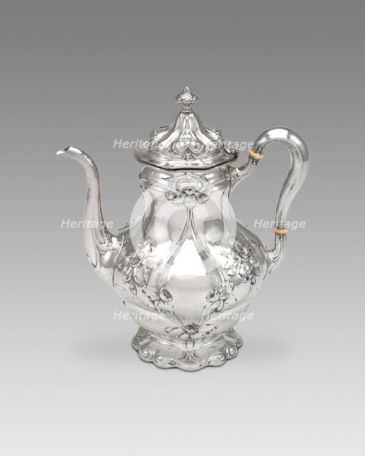 Coffee Pot (part of a set), 1900. Creator: Gorham Manufacturing Company.