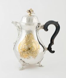 Coffee Pot, Sweden, c. 1780. Creator: Lorentz Lindegren