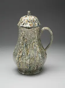 Coffee Pot, Staffordshire, 1750/65. Creator: Staffordshire Potteries