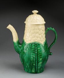Coffee Pot, Staffordshire, 1765/80. Creator: Staffordshire Potteries