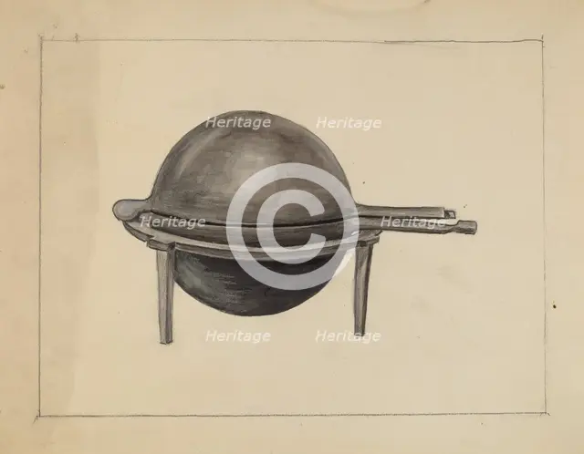 Coffee Roaster, c. 1935. Creator: Karl Joubert.