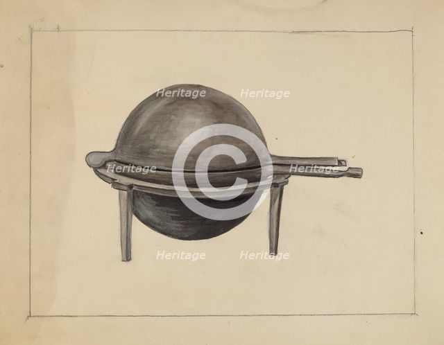 Coffee Roaster, c. 1935. Creator: Karl Joubert.