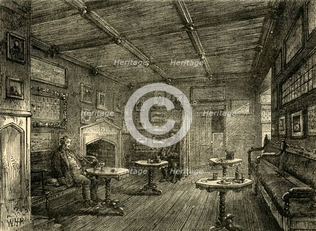 'Coffee Room at St. John's Gate', (c1872). Creator: Unknown.