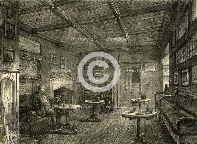 'Coffee Room at St. John's Gate', (c1872). Creator: Unknown.