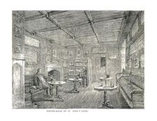 Coffee-Room at St.John's Gate, 1878