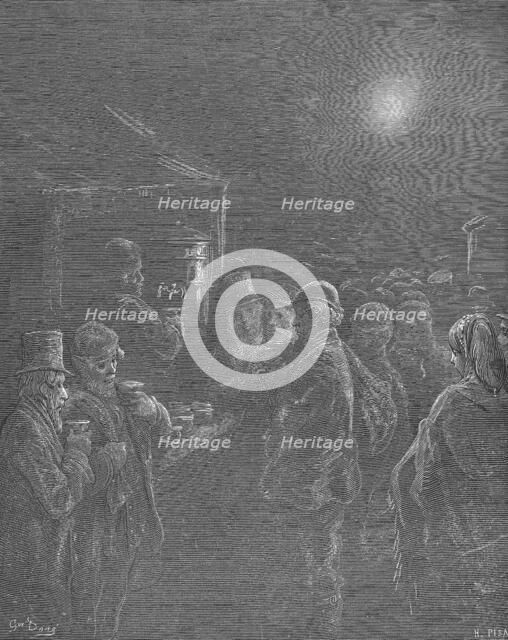 'Coffee Stall - Early Morning', 1872. Creator: Héliodore Joseph Pisan.