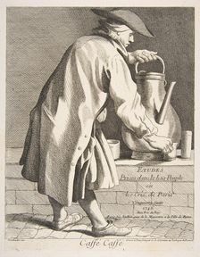 Coffee Vendor, 1746. Creator: Caylus, Anne-Claude-Philippe de