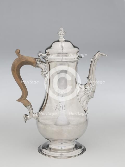 Coffeepot, c. 1770. Creator: Joseph Richardson.