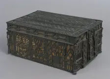 Coffer, French, 15th century. Creator: Unknown