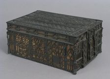 Coffer, French, 15th century. Creator: Unknown