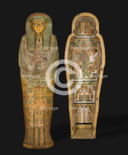 Coffin of Bakenmut, c. 1000-900 BC. Creator: Unknown.