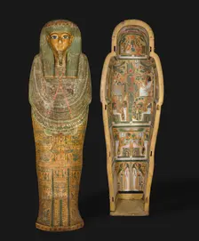Coffin of Bakenmut, c. 1000-900 BC. Creator: Unknown