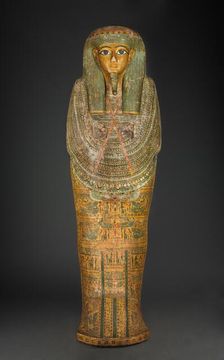 Coffin of Bakenmut (lid), c. 1000-900 BC. Creator: Unknown