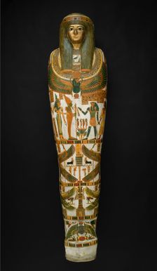 Coffin and Mummy of Paankhenamun, Thebes, Third Intermediate Period, Dynasty 22... Creator: Unknown