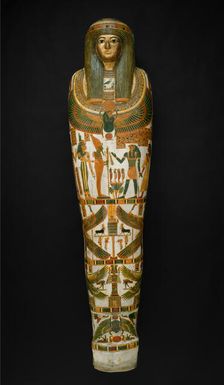 Coffin and Mummy of Paankhenamun, Thebes, Third Intermediate Period, Dynasty 22... Creator: Unknown