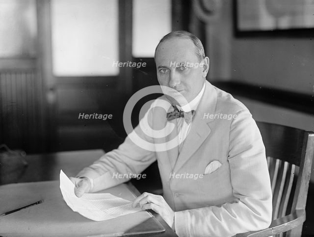 Coffin, Howard Earle - At Desk, 1917. Creator: Harris & Ewing.