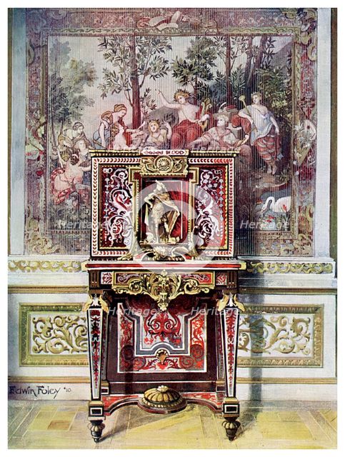 Coffret de mariage boulle, 1910.Artist: Edwin Foley
