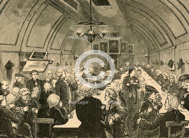 'Coger's Hall, from an old print', 1897. Creator: Unknown.