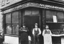 Cohen & Sons, grocers, East End of London, c1890. Creator: Unknown