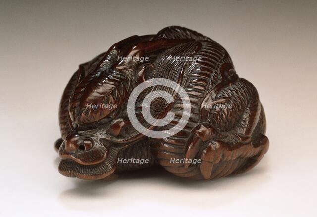 Coiled Dragon, First half of 19th century. Creator: Unknown.