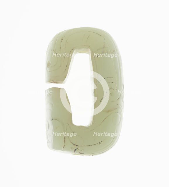 Coiled Dragon Pendant, Western Zhou period, 11th/10th century B.C. Creator: Unknown.