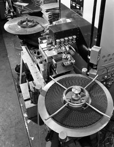 Coiled log saw blade, Spear & Jackson, Sheffield, South Yorkshire, 1966. Creator: Michael Walters