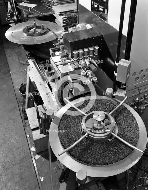 Coiled log saw blade, Spear & Jackson, Sheffield, South Yorkshire, 1966. Creator: Michael Walters.