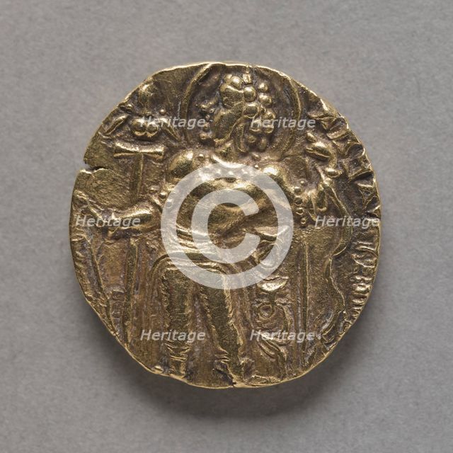 Coin with Figure of an Archer (obverse), c. 380 - c. 414. Creator: Unknown.