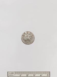 Coin with Gemini Zodiac Sign, India, dated A.H. 1027/ A.D. 1618. Creator: Unknown