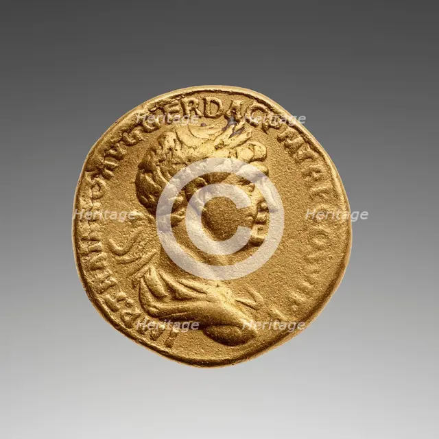 Coin (aureus) of Trajan, A.D. 98-117. Creator: Unknown.