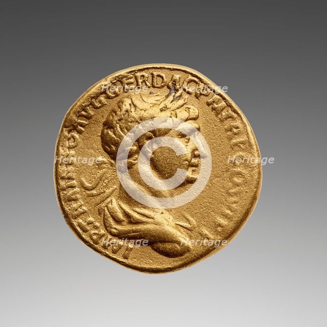 Coin (aureus) of Trajan, A.D. 98-117. Creator: Unknown.