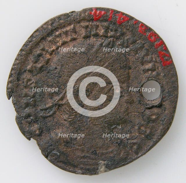 Coin, Byzantine, 4th century. Creator: Unknown.