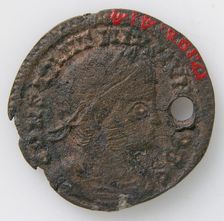 Coin, Byzantine, 4th century. Creator: Unknown