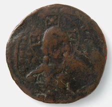 Coin, Byzantine, ca. 976-1034. Creator: Unknown