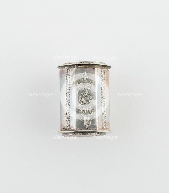 Coin Container, Netherlands, c. 1876/77. Creator: Unknown.