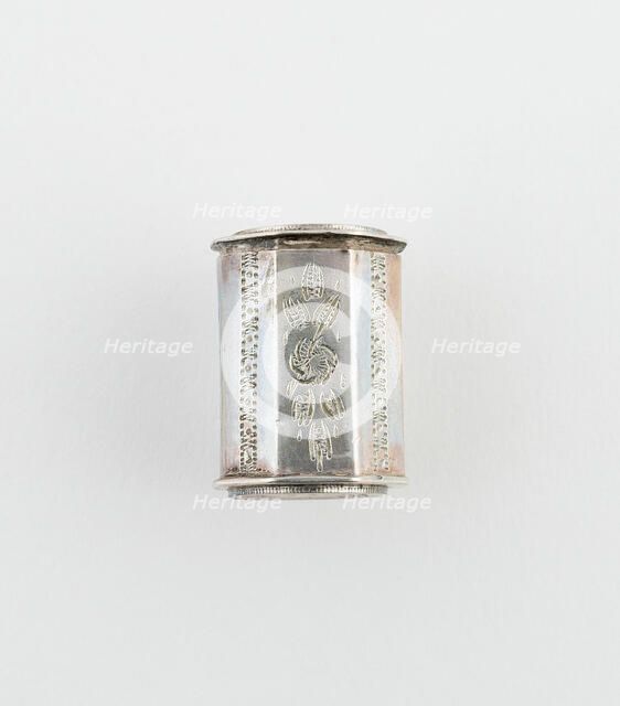 Coin Container, Netherlands, c. 1876/77. Creator: Unknown.