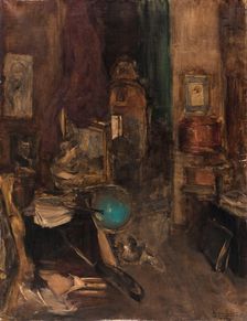Coin d'atelier, boulevard de Clichy, between 1872 and 1887. Creator: Antoine Vollon