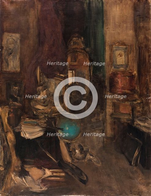 Coin d'atelier, boulevard de Clichy, between 1872 and 1887. Creator: Antoine Vollon.