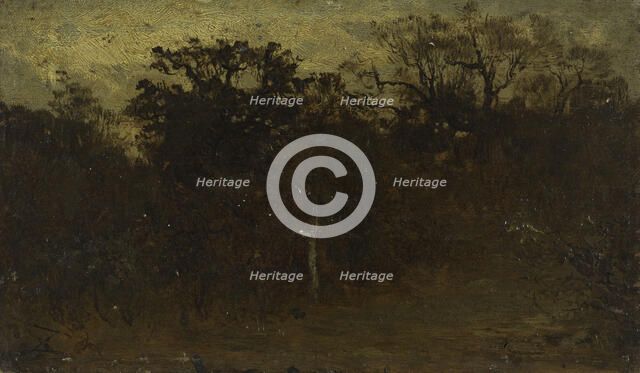 Coin de forêt, between 1850 and 1860. Creator: Felix Francois Georges Philibert Ziem.