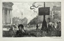 Coin de la Rue Royale, 1890. Creator: Auguste Louis Lepère (French, 1849-1918)