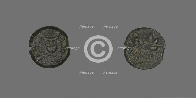 Coin Depicting a Vase, 67-68. Creator: Unknown.