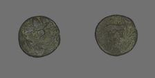Coin Depicting a Wreath, 202-133 BCE. Creator: Unknown