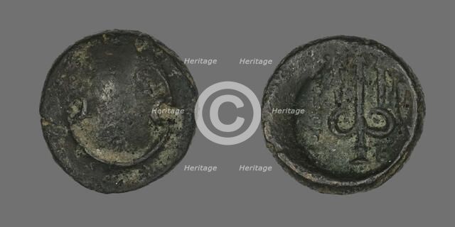 Coin Depicting a Boeotian Shield, 196-146 BCE. Creator: Unknown.