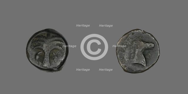 Coin Depicting a Date Palm Tree, 410-146 BCE. Creator: Unknown.