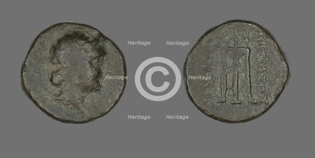 Coin Depicting a Goddess, 261-246 BCE. Creator: Unknown.