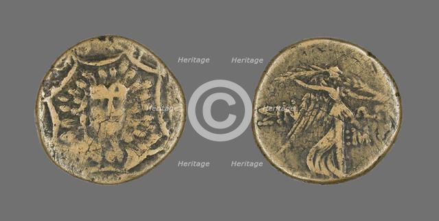Coin Depicting a Gorgoneion, 120-63 BCE. Creator: Unknown.