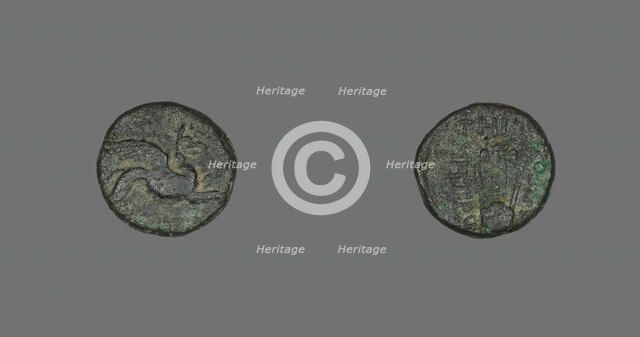 Coin Depicting a Griffin, 300-30 BCE. Creator: Unknown.