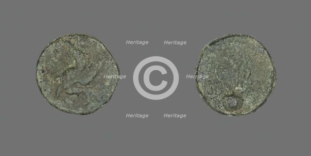 Coin Depicting a Griffin, 4th-1st century BCE. Creator: Unknown.