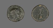 Coin Depicting a Head, 3rd-2nd century BCE. Creator: Unknown