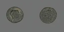 Coin Depicting a Head, about 161-?. Creator: Unknown